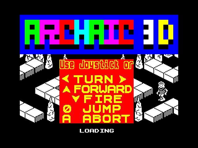 Archaic — ZX SPECTRUM GAME ИГРА