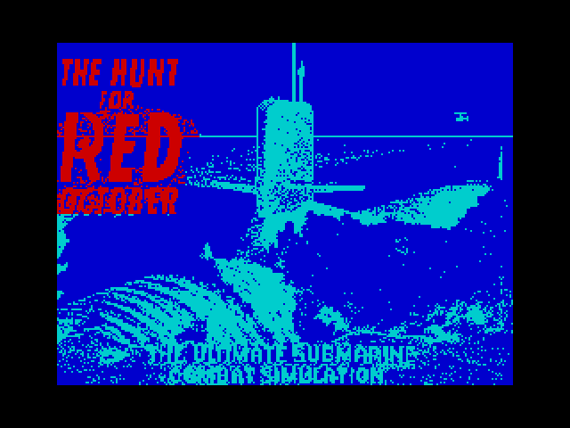 The Hunt for Red October - Based on the Book — ZX SPECTRUM GAME ИГРА