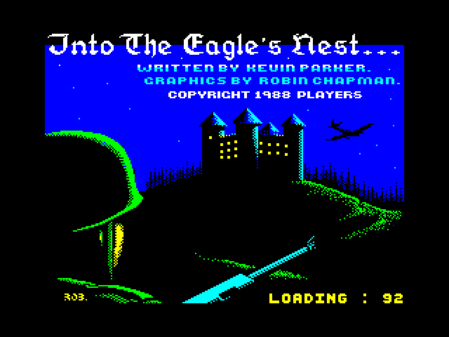 Into the Eagle's Nest — ZX SPECTRUM GAME