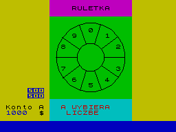 Ruletka — ZX SPECTRUM GAME ИГРА