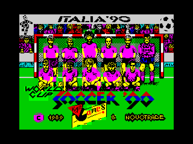 Italia '90 - World Cup Soccer — ZX SPECTRUM GAME