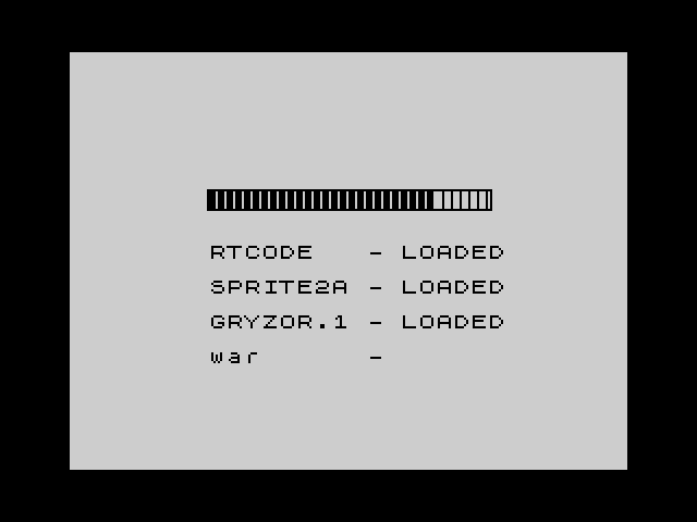 War — ZX SPECTRUM GAME ИГРА
