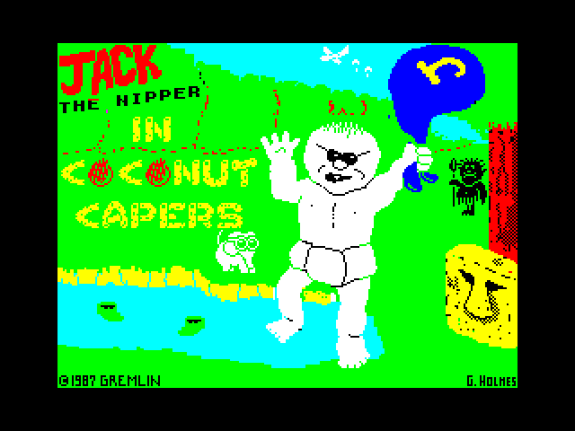 Jack the Nipper II: In Coconut Capers — ZX SPECTRUM GAME ИГРА