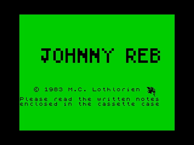 Johnny Reb 2 — ZX SPECTRUM GAME ИГРА