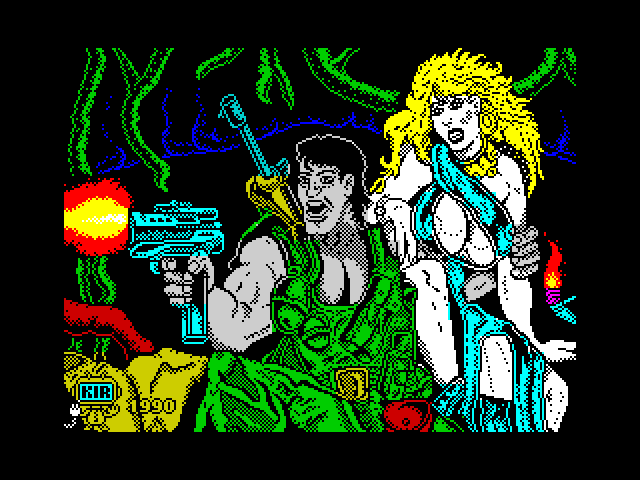 Jungle Warrior — ZX SPECTRUM GAME ИГРА