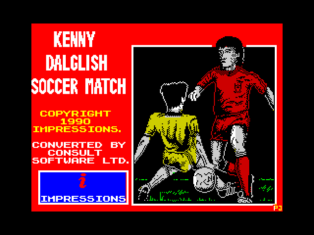 Kenny Dalglish Soccer Match — ZX SPECTRUM GAME ИГРА
