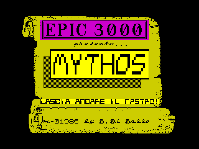 Mythos — ZX SPECTRUM GAME ИГРА