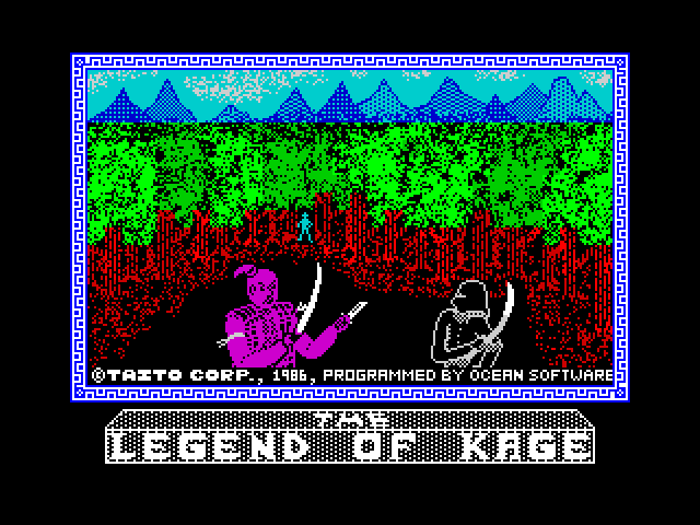 Legend of Kage — ZX SPECTRUM GAME ИГРА