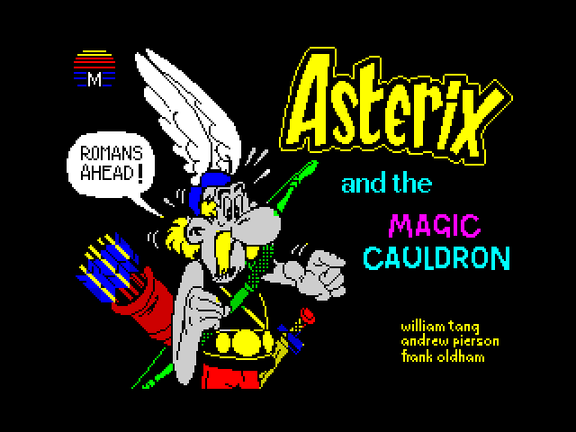 Asterix and the Magic Cauldron — ZX SPECTRUM GAME ИГРА