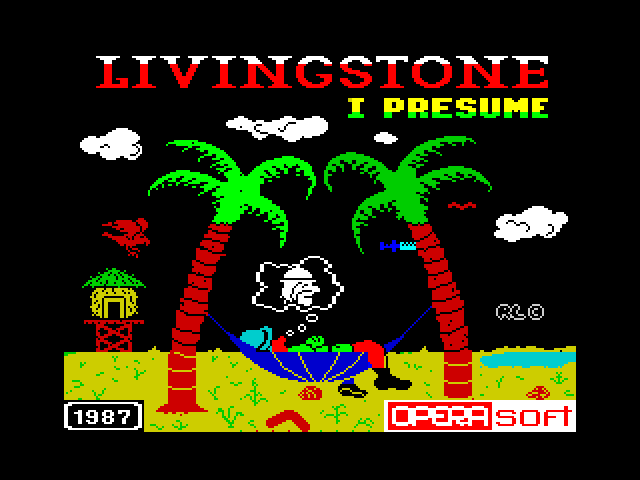 Livingstone Supongo — ZX SPECTRUM GAME ИГРА