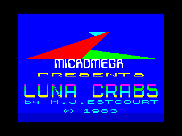 Luna Crabs — ZX SPECTRUM GAME ИГРА