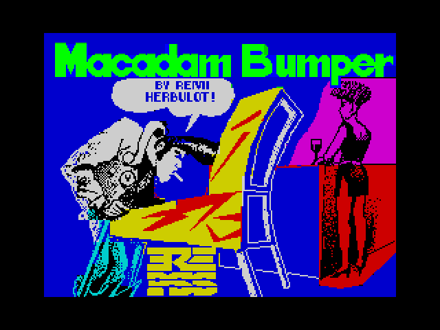 Macadam Bumper — ZX SPECTRUM GAME ИГРА