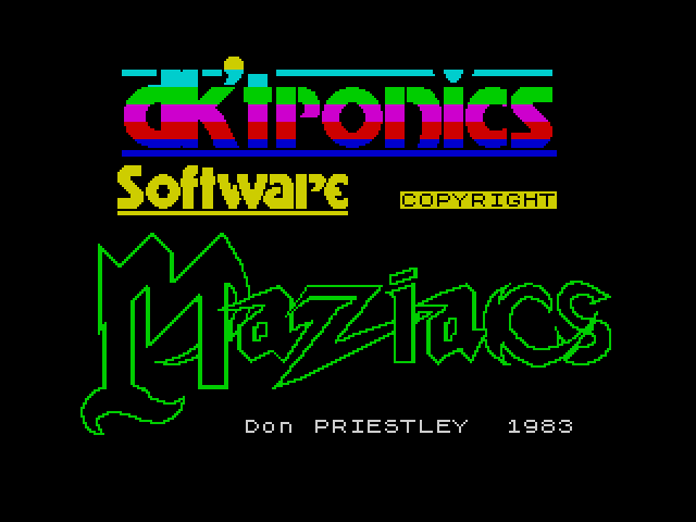 Maziacs — ZX SPECTRUM GAME ИГРА