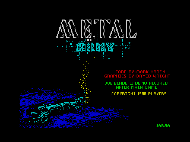 Metal Army — ZX SPECTRUM GAME