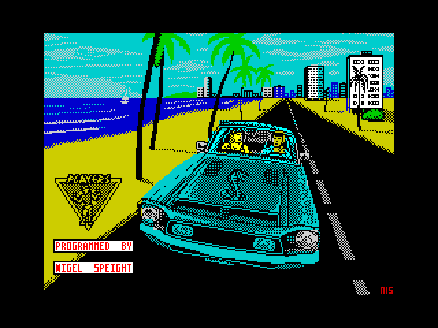 Miami Cobra GT — ZX SPECTRUM GAME