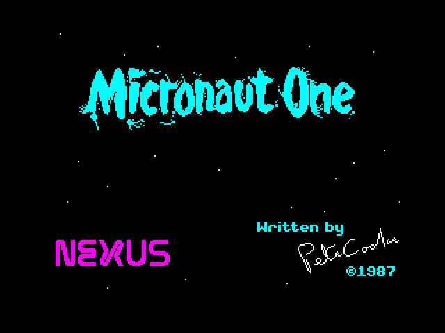 Micronaut One — ZX SPECTRUM GAME ИГРА
