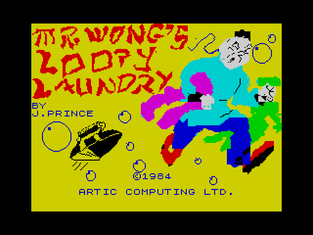 Mr. Wong's Loopy Laundry — ZX SPECTRUM GAME ИГРА