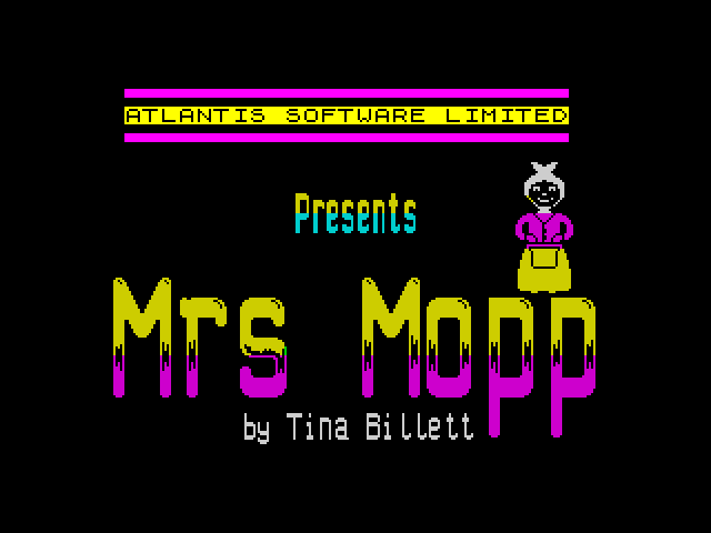 Mrs Mopp — ZX SPECTRUM GAME ИГРА