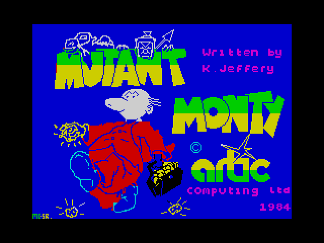 Mutant Monty — ZX SPECTRUM GAME ИГРА