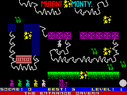 Mutant Monty — ZX SPECTRUM GAME ИГРА