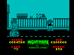 A Nightmare on Robinson Street — ZX SPECTRUM GAME ИГРА