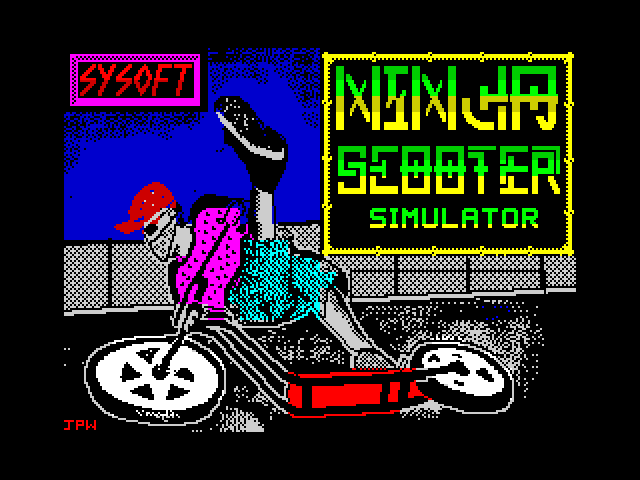 Ninja Scooter Simulator — ZX SPECTRUM GAME ИГРА