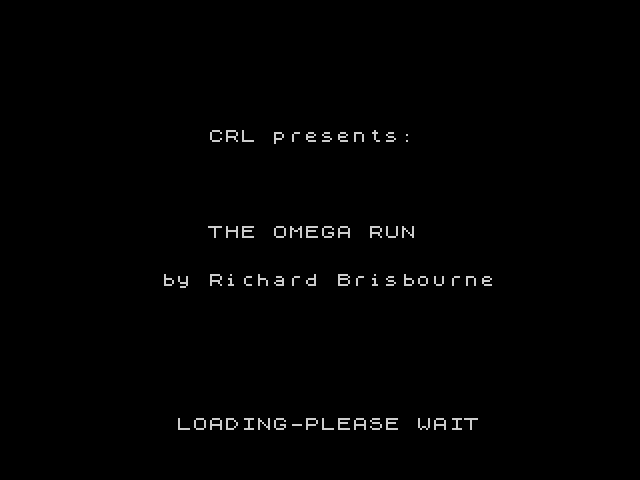 Omega Run — ZX SPECTRUM GAME ИГРА