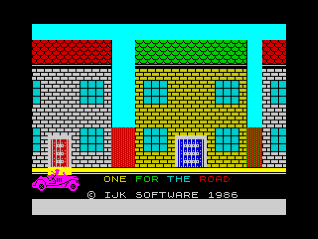 One for the Road — ZX SPECTRUM GAME