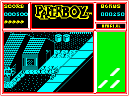 Paperboy — ZX SPECTRUM GAME ИГРА