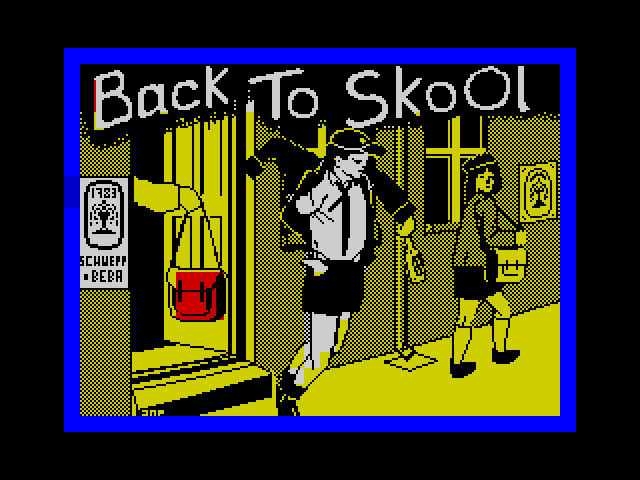 Back to Skool — ZX SPECTRUM GAME ИГРА