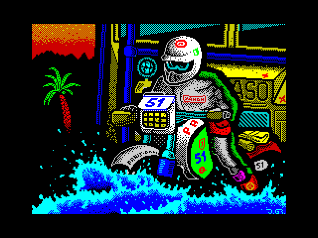Paris-Dakar — ZX SPECTRUM GAME ИГРА