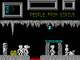 People from Sirius — ZX SPECTRUM GAME ИГРА