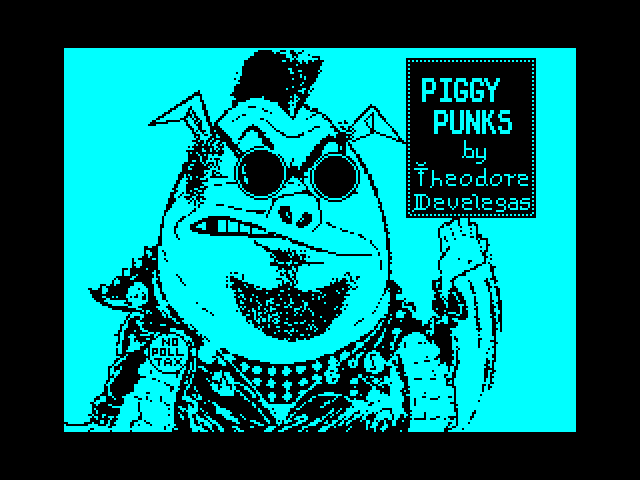 Piggy Punks — ZX SPECTRUM GAME ИГРА