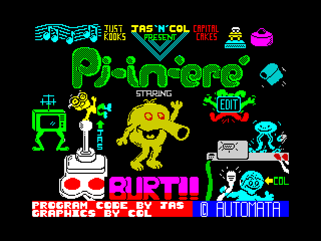 Pi-In'Ere — ZX SPECTRUM GAME ИГРА