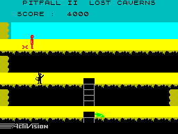 Pitfall II: Lost Caverns — ZX SPECTRUM GAME ИГРА