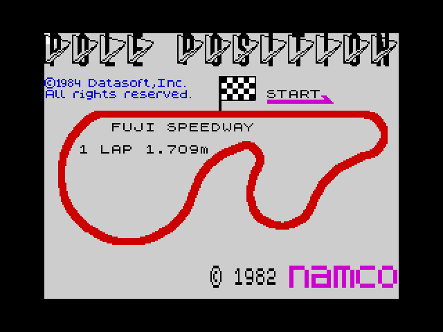 Pole Position — ZX SPECTRUM GAME ИГРА