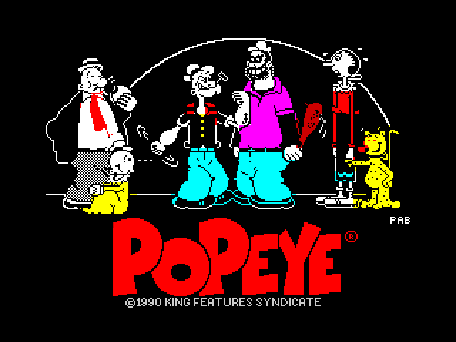 Popeye 2 — ZX SPECTRUM GAME