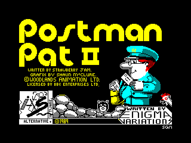 Postman Pat 2 — ZX SPECTRUM GAME ИГРА