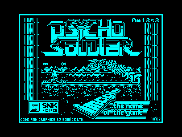 Psycho Soldier — ZX SPECTRUM GAME