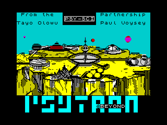 Psytron — ZX SPECTRUM GAME ИГРА