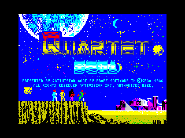 Quartet — ZX SPECTRUM GAME ИГРА