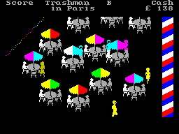 Travel with Trashman — ZX SPECTRUM GAME ИГРА