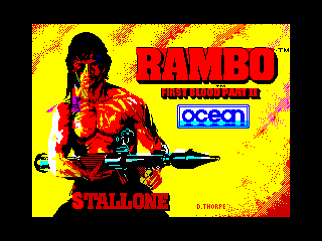Rambo — ZX SPECTRUM GAME