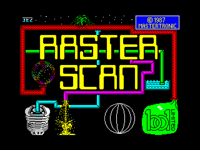 Rasterscan — ZX SPECTRUM GAME ИГРА