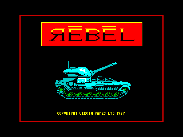 Rebel — ZX SPECTRUM GAME ИГРА