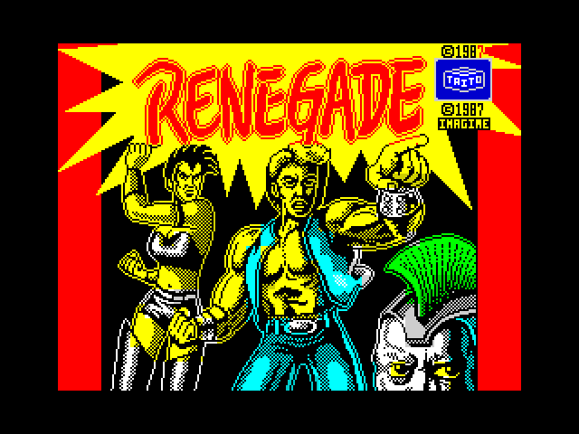 Renegade — ZX SPECTRUM GAME ИГРА