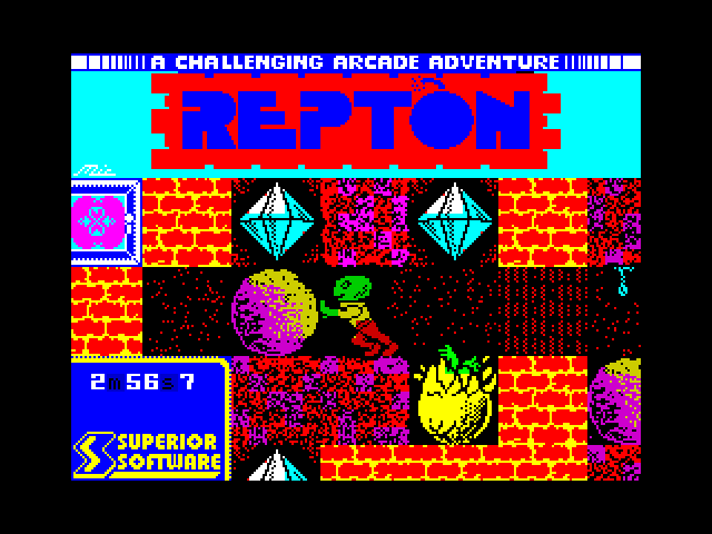 Repton — ZX SPECTRUM GAME ИГРА