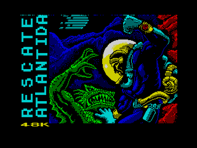 Rescate Atlantida 1 — ZX SPECTRUM GAME ИГРА