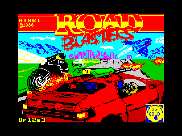 Road Blasters — ZX SPECTRUM GAME ИГРА