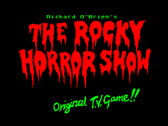 The Rocky Horror Show — ZX SPECTRUM GAME ИГРА